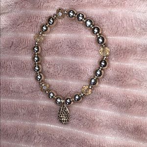 Rose gold tone bangle bracelet